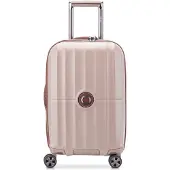 Delsey PARIS trolley Carrousel Expandable 4 Double Rolls Cabine Trolley 55 Pink rose