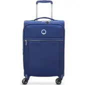 Delsey PARIS trolley Brochant 2.0 Expandable 4 Double Rolls Cabin Trolley 55 Blue bleu marine