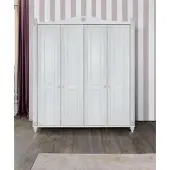 AEA Armoire Armoire de chambre à coucher Design Armoires de jeunes Blancs