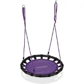 Relaxdays Balançoire nid d'oiseau rond 80 cm