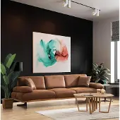 AEA Canapé quatre places Design moderne Tissu Luxe Salon Canapé rembourré