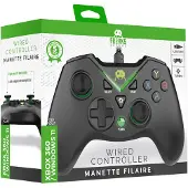 Freaks and Geeks FREAKS X360/PC Controller Wired Black V2 (PC, Xbox 360), Manette, Noir