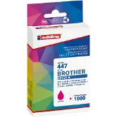 Edding 18-447/18-447-01 EDD-447 magenta Cartouche d'impression compatible avec brother LC-123M