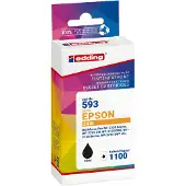 Edding EDD-593 Cartouche d'impression noire compatible avec EPSON 34XL / T3471XL