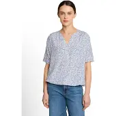 Tom Tailor 1049796 Short Sleeve Blouse Blanc 38 Femme