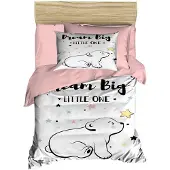 L'essentiel Maison , PH136, Baby-Bettbezug-Set, Rosa, 100 x 150 cm