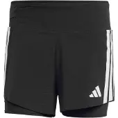 Adidas Pantalon de sport 'Adizero' vert / noir / blanc