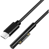 Logilink PA0342 câble de charge USB-C - Microsoft Surface, noir, 1,8 m