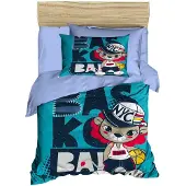 L'essentiel Maison , PH147, Baby-Bettbezug-Set, Blau, 100 x 150 cm