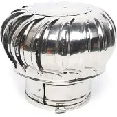OEM Ventilateur de toit, ventilation éolienne, usage industriel, argent