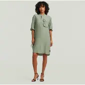 G-Star Robe Fluid - Vert - Femmes
