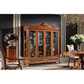 AEA Vitrine Armoire Vitrines Salon Show Armoires Design Baroque Rococo XXL Nouveau