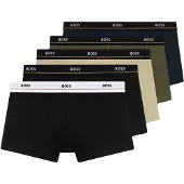 BOSS pour homme. 50531660 Set 5 Boxers 5P Essential multicolore (XL), Homewear, Coton
