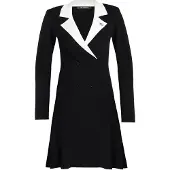Karl Lagerfeld Robes en maille noir / blanc