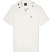 Armani Exchange pour homme. XM002401AF10366U0009 Polo Breath blanc (XXL), Casuel, Coton, Manche courte