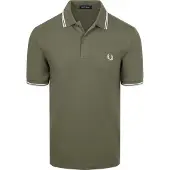 Fred perry Polo Twin Tipped M3600 87B Vert taille M