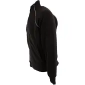 BOSS pour homme. 50553566 Sweat-shirt en coton avec passepoil noir contrasté (L), Casuel, Sport