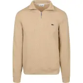 Lacoste Pull Zipper Beige taille L
