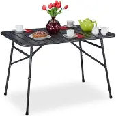 B2X Table à manger pliante en acier, extérieur