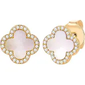 Lulu & Jane Boucles d'oreilles jaune d'or