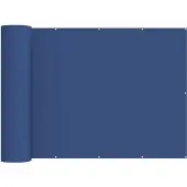 vidaXL Brise-vue pour balcon 180 x 800 cm, tissu enduit de PU, bleu