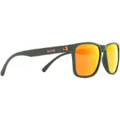 Red Bull Spect Eyewear Lunettes de soleil Red Bull Spect EDGE vertes avec verres miroirs
