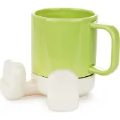 Balvi Mug céramique Pan Sitty - Vert | Rouge