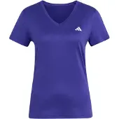 Adidas T-shirt fonctionnel 'Essentials' bleu violet / blanc