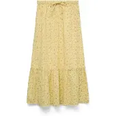 Vero Moda Jupe 'VMTRINE' jaune pastel / vert / lilas