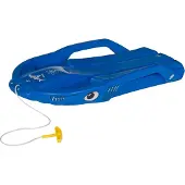 Rolly Toys Snow-Carving Bob rollySnow Sharke blau, stabiler Sportschlitten, für Kinder ab 3
