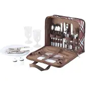 Xcase Coffret de pique-nique 4 personnes - 30 pièces