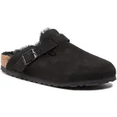 Birkenstock - Boston - Sabots Doublés De Fourrure - Noir - 259883 - 35