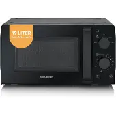 Severin MW 7580, Plan de travail, Four à micro-ondes indépendant, 19 l, 700 W, Tournant, Noir