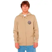 Rip Curl Wettie Passage Icon Full Zip Sweatshirt Beige L Homme
