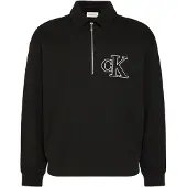 Calvin Klein Jeans Relaxed Full Zip Sweatshirt Noir L Homme