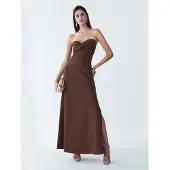 BWLDR Robe de soirée 'Chase' marron