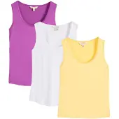 Love & roses Haut jaune / violet / blanc