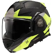 LS2 Helmets FF901 Advant X Oblivion Mat Noir H-V Casque Modulable Taille 2XL