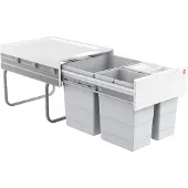 Hailo Tandem 5. poubelle, gris clair. - Poubelle