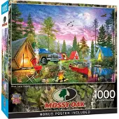 Master Pieces Puzzle 1000 pièces Mossy Oak River Camp Twilight