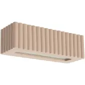 Sollux Applique en céramique RIGATA taupe 1xE27 15W céramique 10x12x34cm