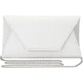 OEM Pochette en cuir blanc pour femme, petit format