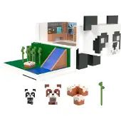 Mattel Minecraft Mob Head Minis Set de jeu Panda Playhouse