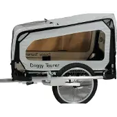 Doggy Tourer S Bike Trailer Gris Max 80 kg Garçon