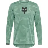 FOX Racing Hommes, Maillot de cyclisme, Ranger Tru Dri LS Jersey (XL), Turquoise, Vert, XL