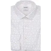 Olymp Chemise Level 5 Imprimé Beige Blanc cassé taille 41