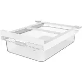 Rotho Tiroir réfrigérateur - Transparent - Blanc - Plastique - 2600 ml