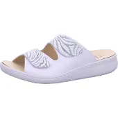 Belvida - Sandales plates pour femmes, couleur blanche, style décontracté