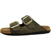 Jane Klain : Chaussures, pantoufles, sandales, couleur verte, pour le quotidien