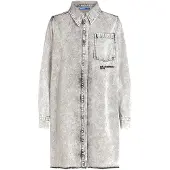 Karl lagerfeld Jeans B1w13040 Long Sleeve Dress Gris S Femme